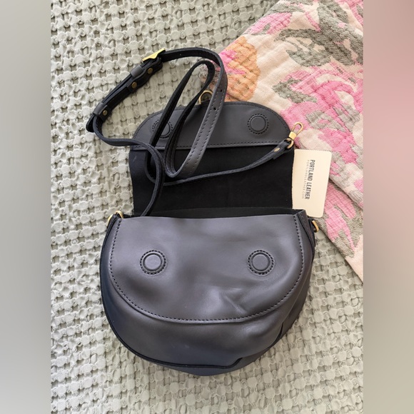 Portland Leather MONACO CROSSBODY Women’s Bag Black - Picture 5 of 6